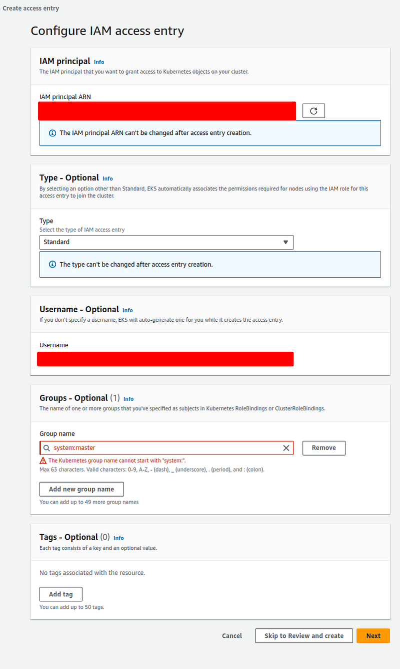 Getting Started: EKS Access Entries